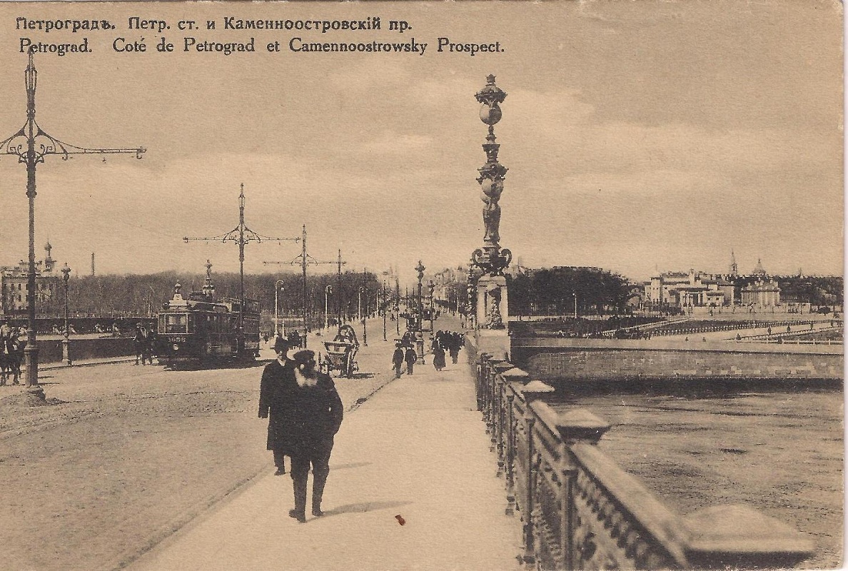 Санкт-Петербург, Двухосный моторный Brush № 1058; Санкт-Петербург — Исторические фотографии трамвайных вагонов