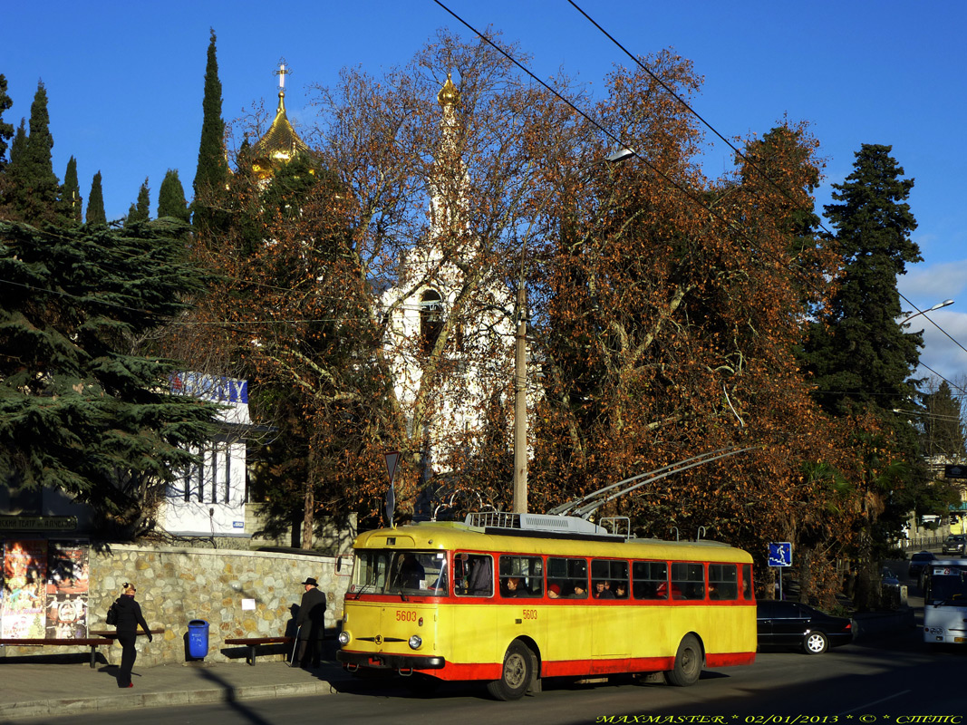 Крымский троллейбус, Škoda 9Tr24 № 5603