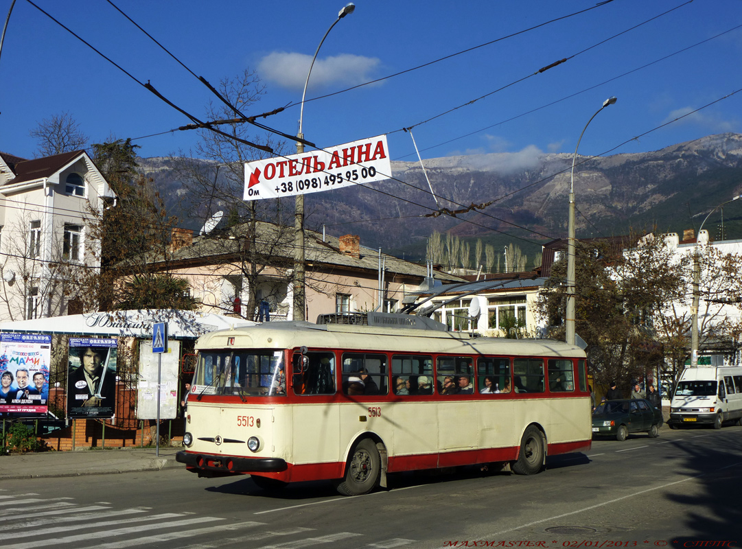 ყირიმის ტროლეიბუსი, Škoda 9Tr19 № 5513