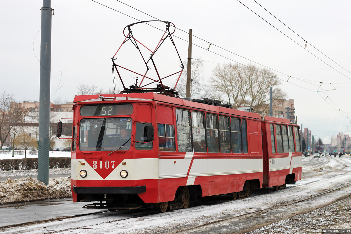 Санкт-Петербург, 71-147К (ЛВС-97К) № 8107 Санкт-Петербург, 71-147К (ЛВС-97К) № 8107