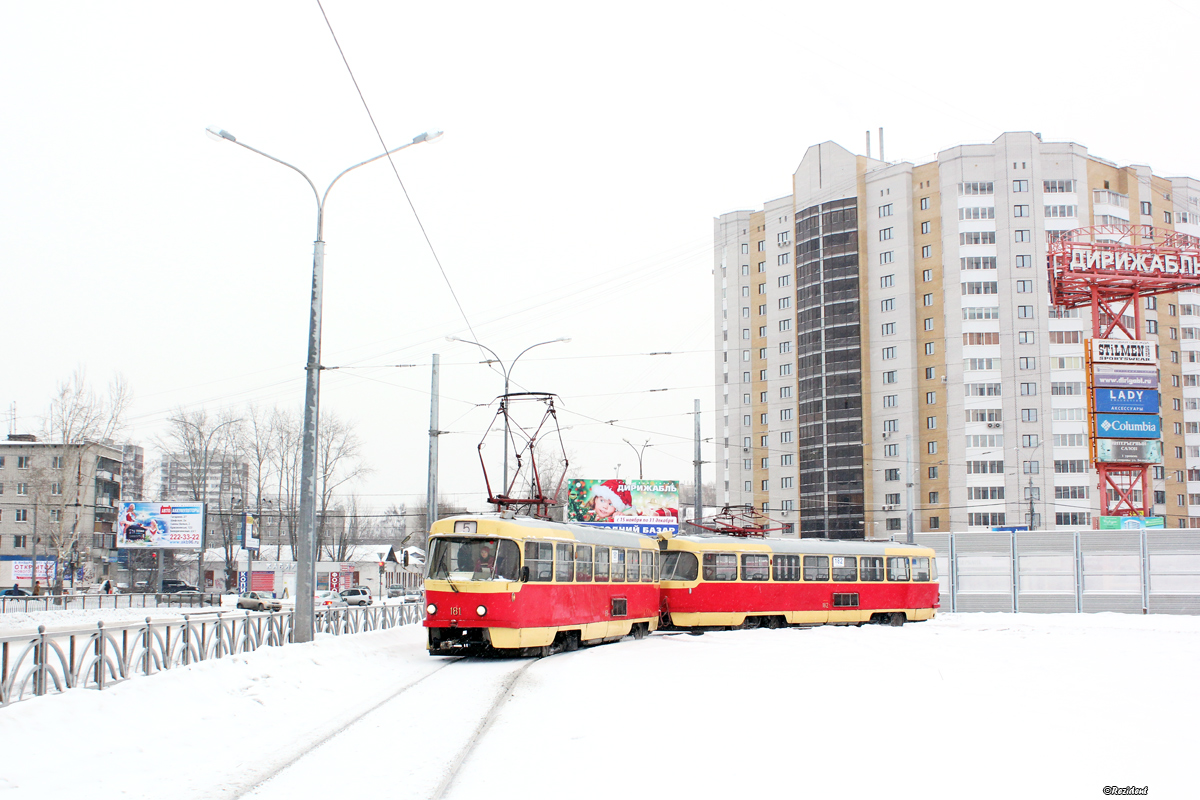 Yekaterinburg, Tatra T3SU Br. 181; Yekaterinburg, Tatra T3SU Br. 182