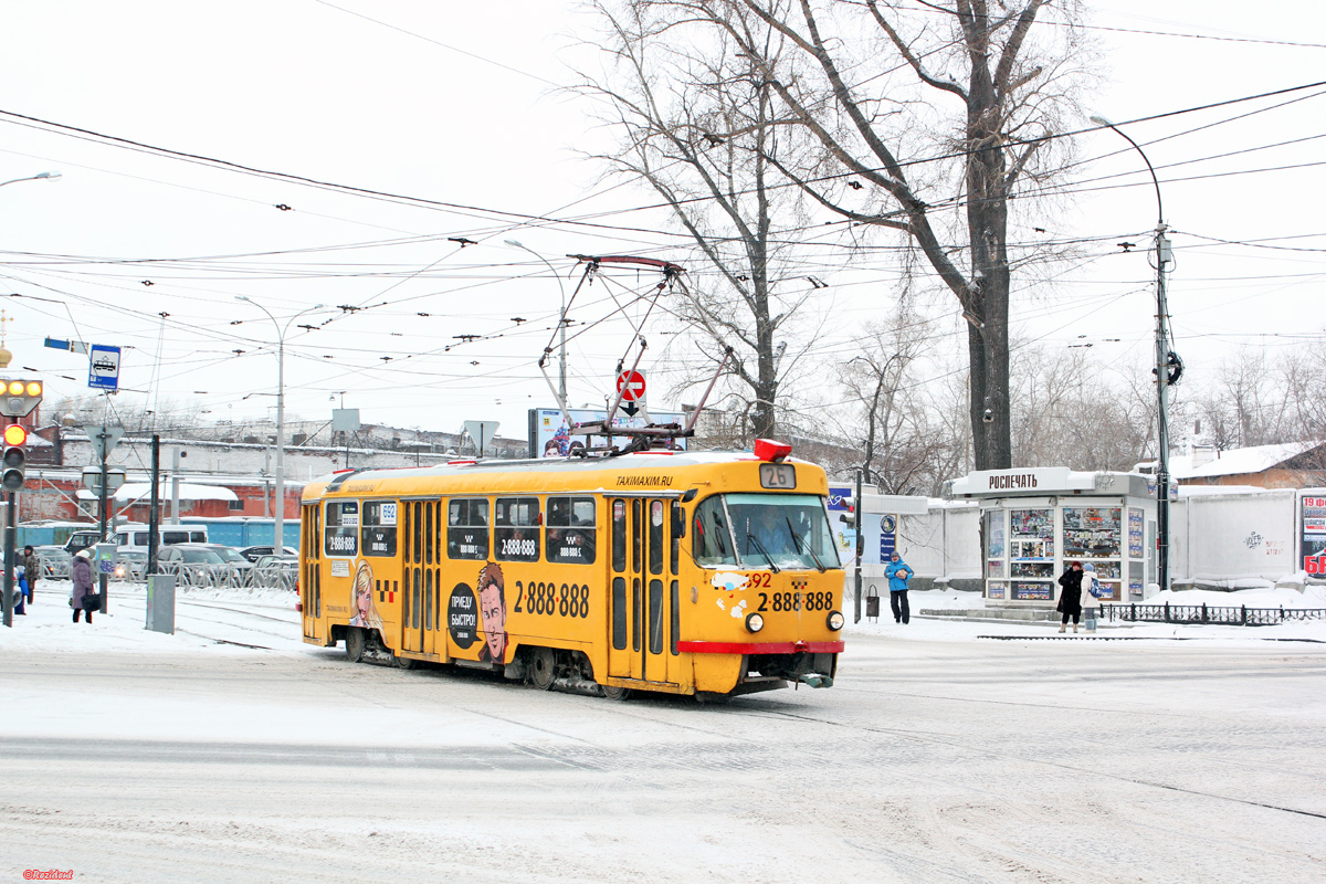 Екатеринбург, Tatra T3SU № 692