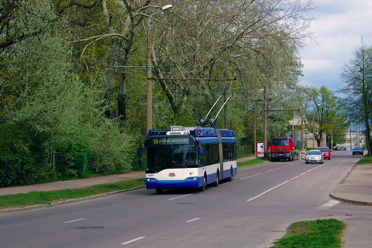 Рига, Solaris Trollino II 18 Ganz № 16262