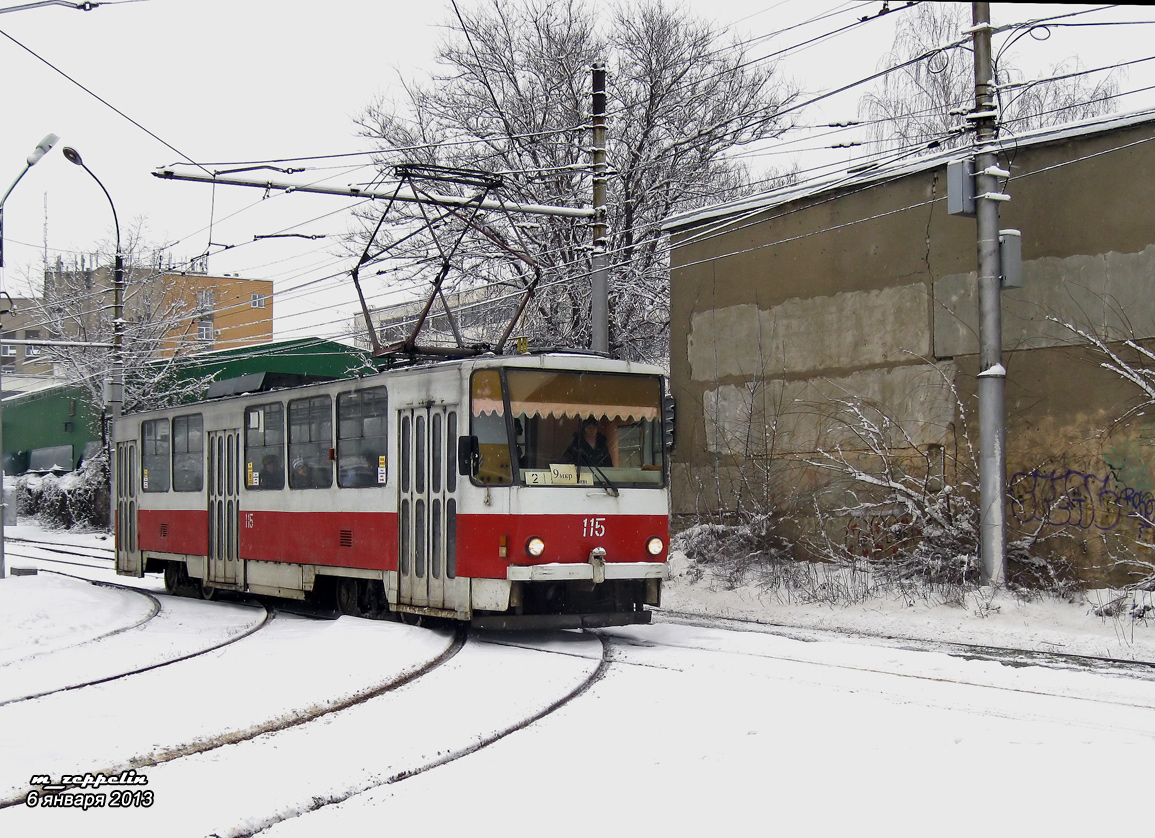 Липецк, Tatra T6B5SU № 115