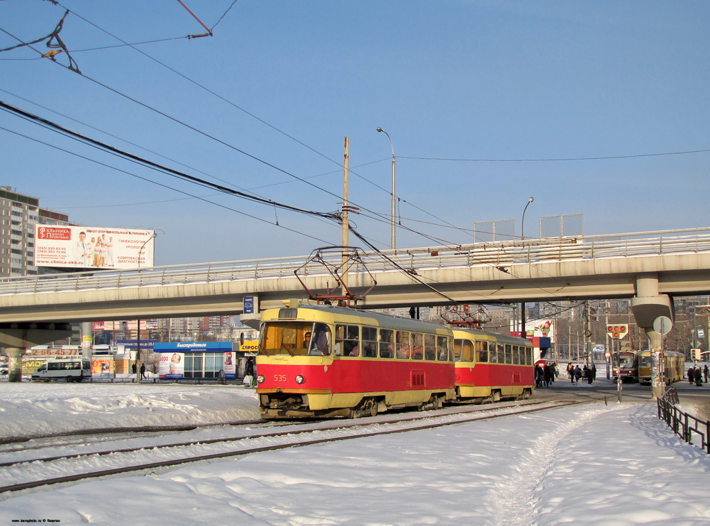 Екатеринбург, Tatra T3SU № 535