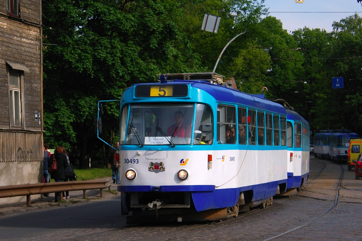 Рига, Tatra T3A № 30493