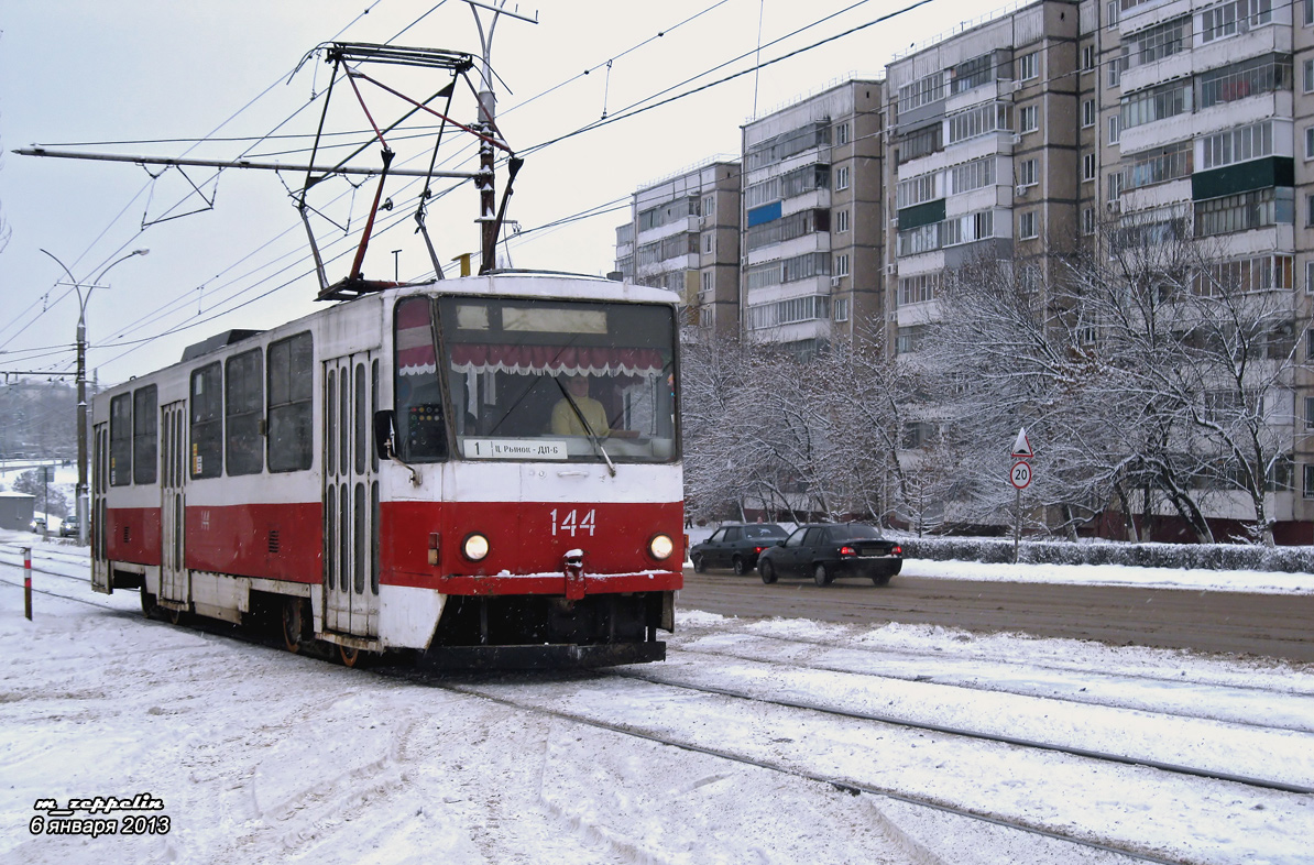 Липецк, Tatra T6B5SU № 144