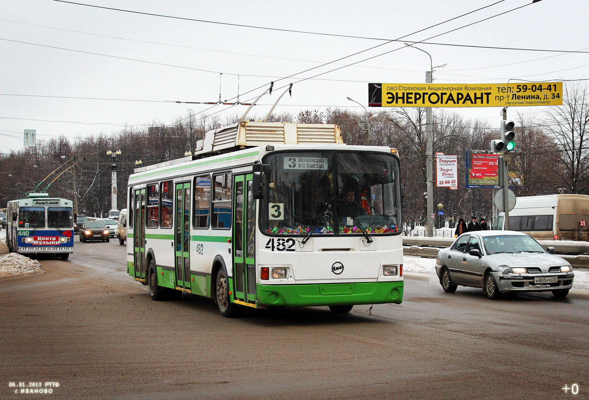 Иваново, ЛиАЗ-5280 № 482