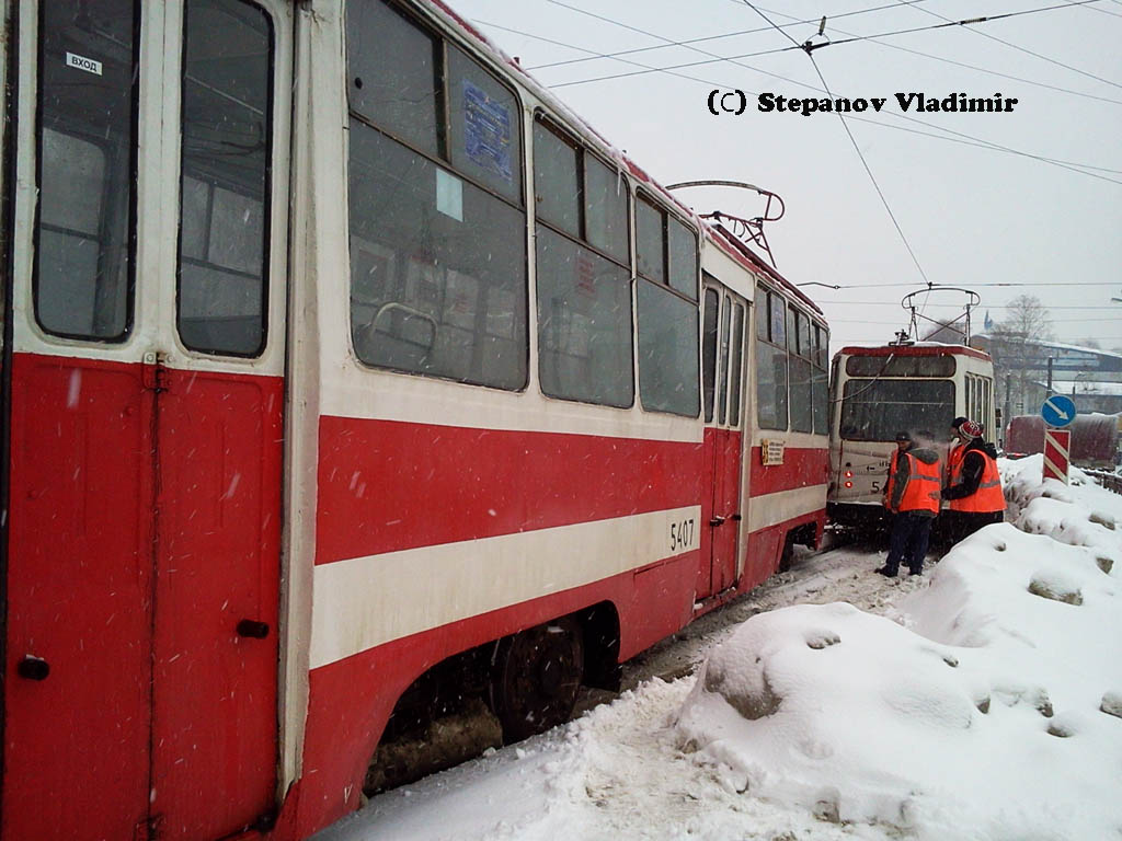 Санкт-Петербург, ЛМ-68М № 5407; Санкт-Петербург — Происшествия