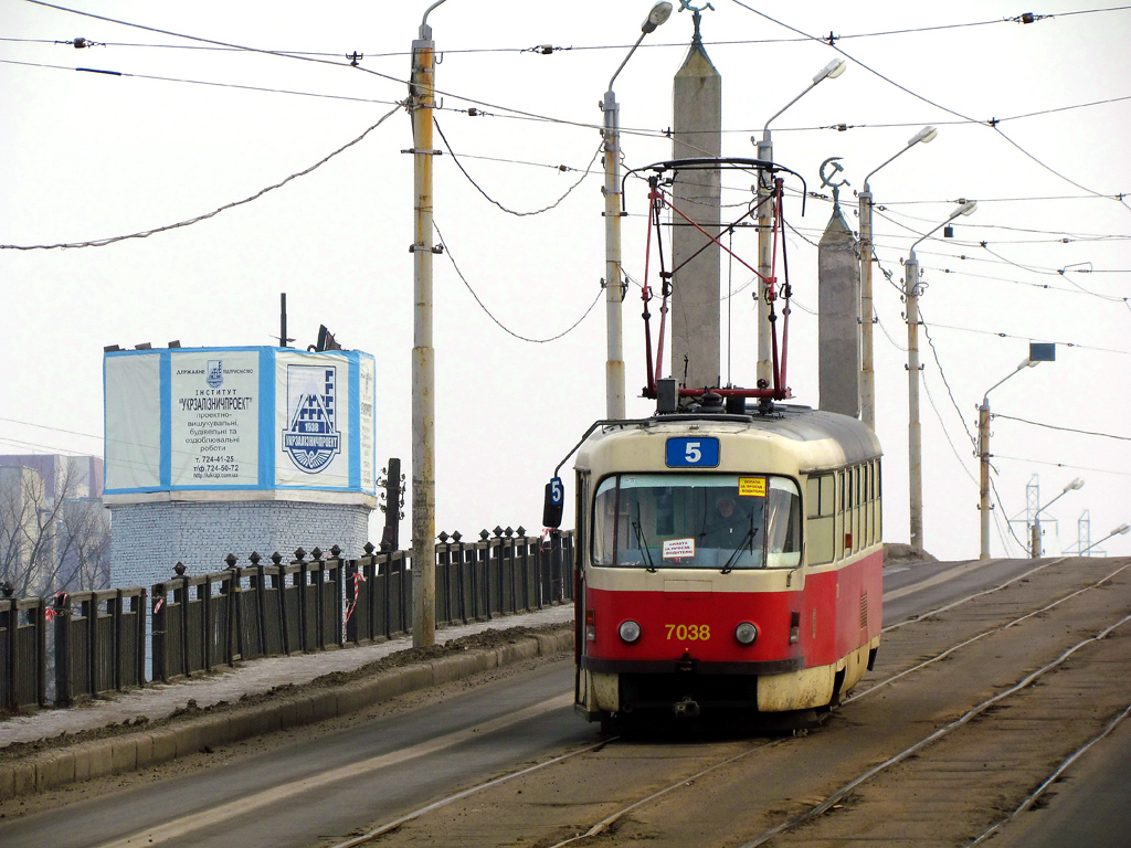 Харьков, Tatra T3SUCS № 7038