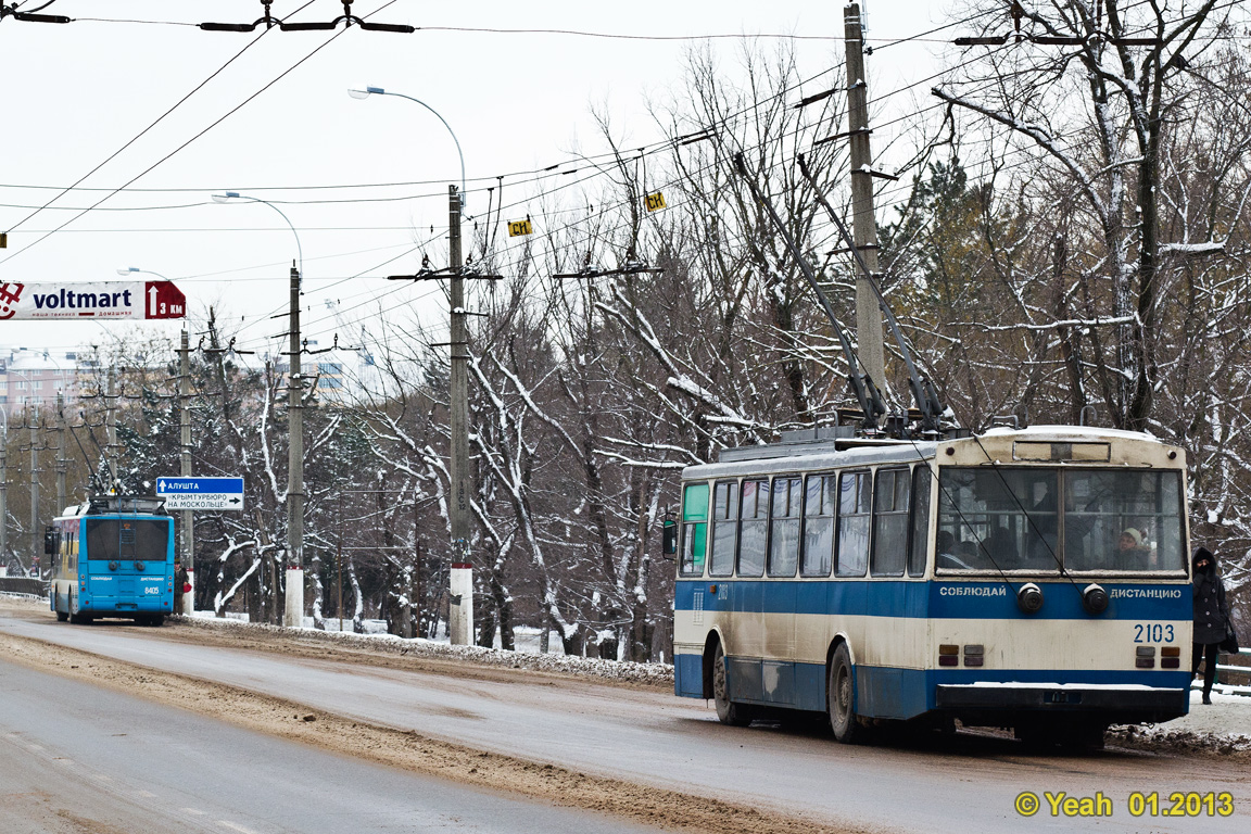 Крымский троллейбус, Škoda 14Tr89/6 № 2103