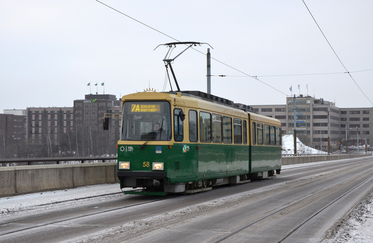Helsinki — Espoo, Valmet NRV1 Nr. 58 Helsinki — Espoo, Valmet NRV1 Nr. 58