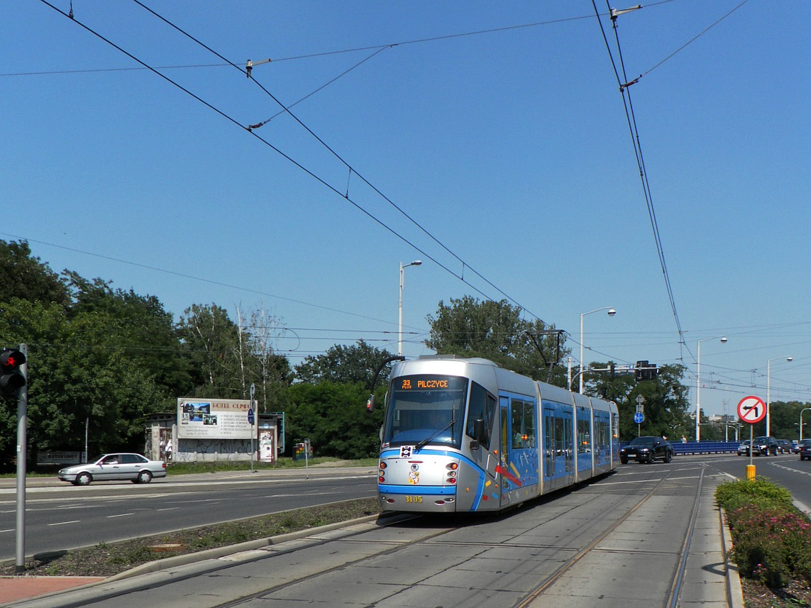 Вроцлав, Škoda 19T Elektra № 3105