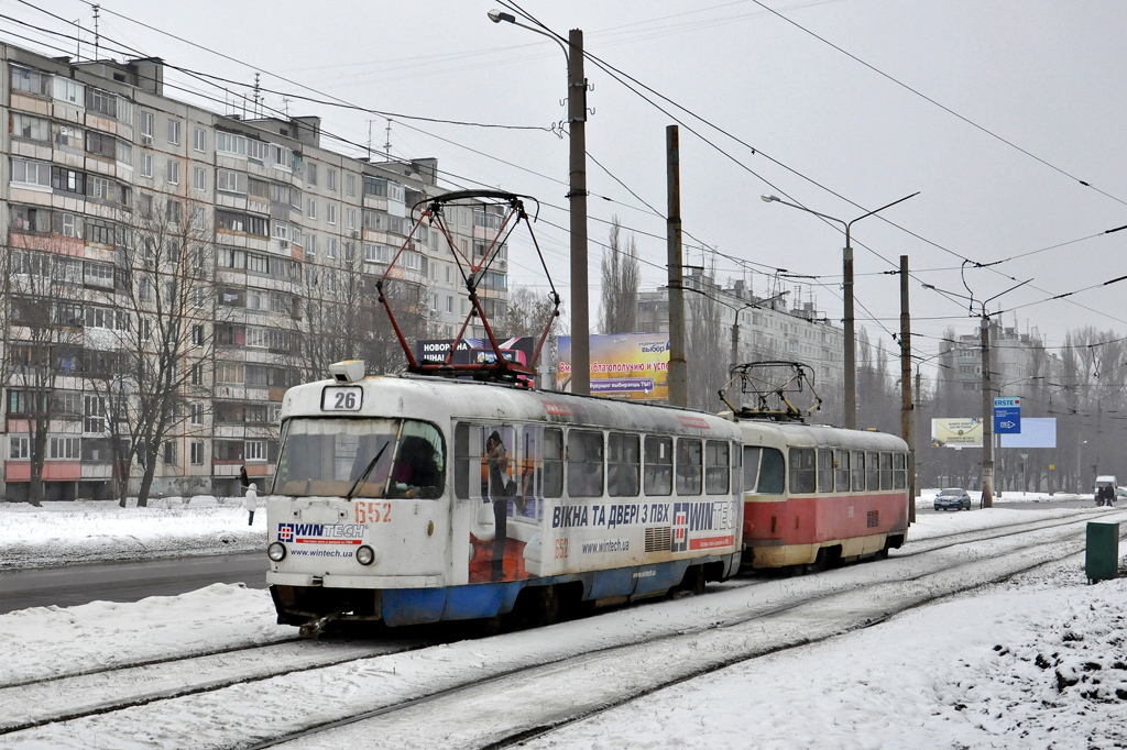 Харьков, Tatra T3SU № 652