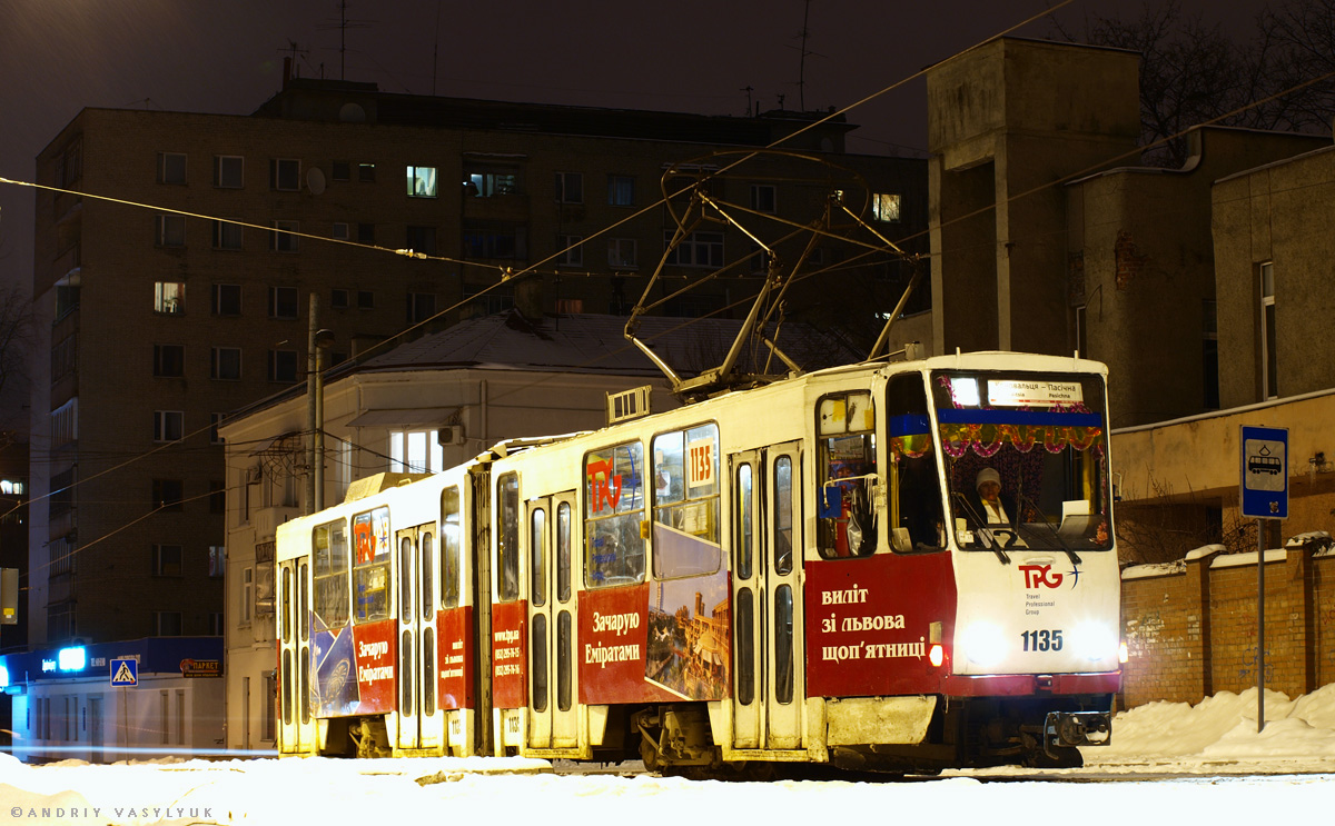Львов, Tatra KT4SU № 1135