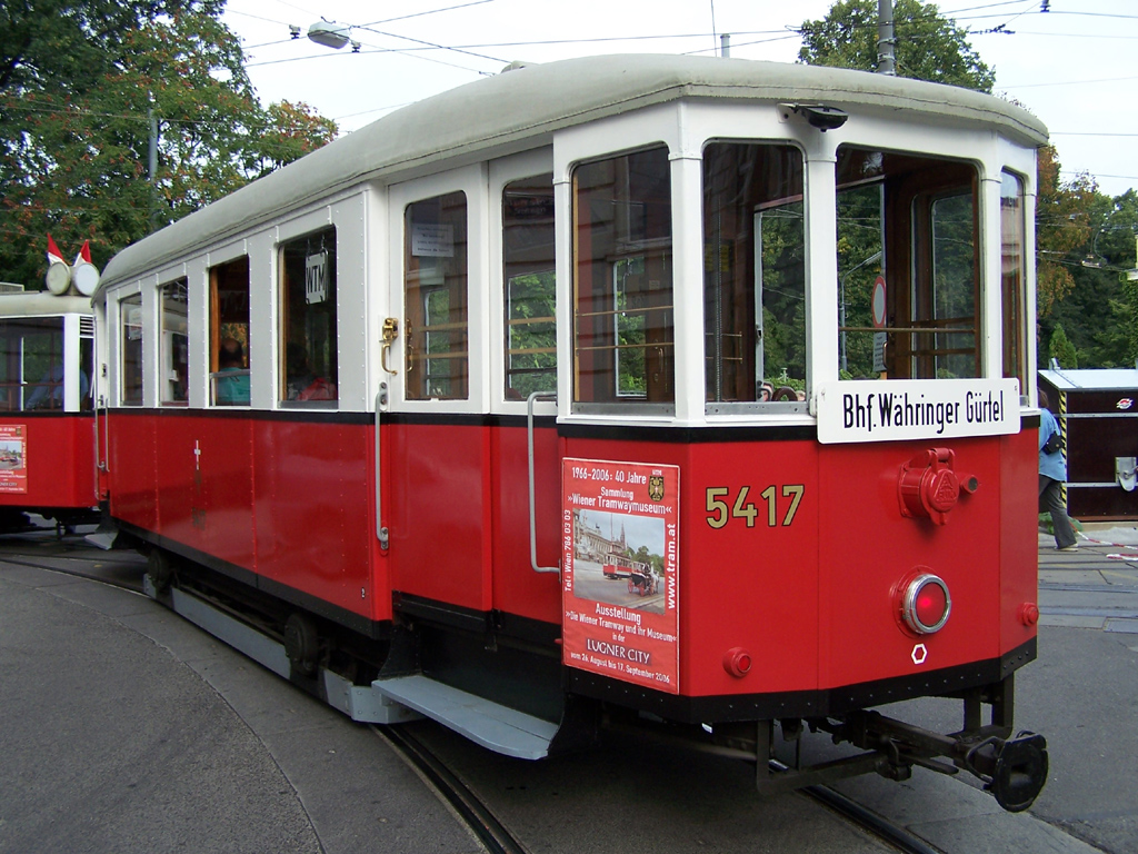 Вена, Graz Type  m3 № 5417; Вена — Tramwaytag 2006 Вена, Graz Type  m3 № 5417; Вена — Tramwaytag 2006