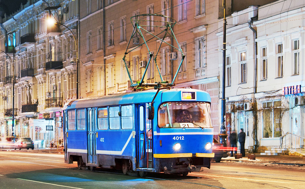 Одесса, Tatra T3R.P № 4012