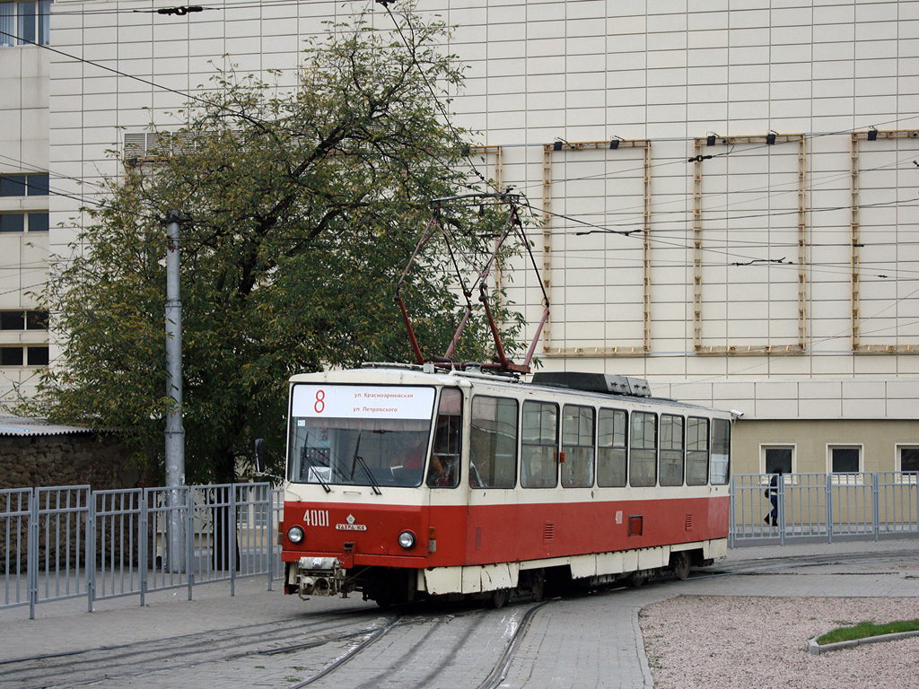 Донецк, Татра-Юг Т6Б5 № 4001