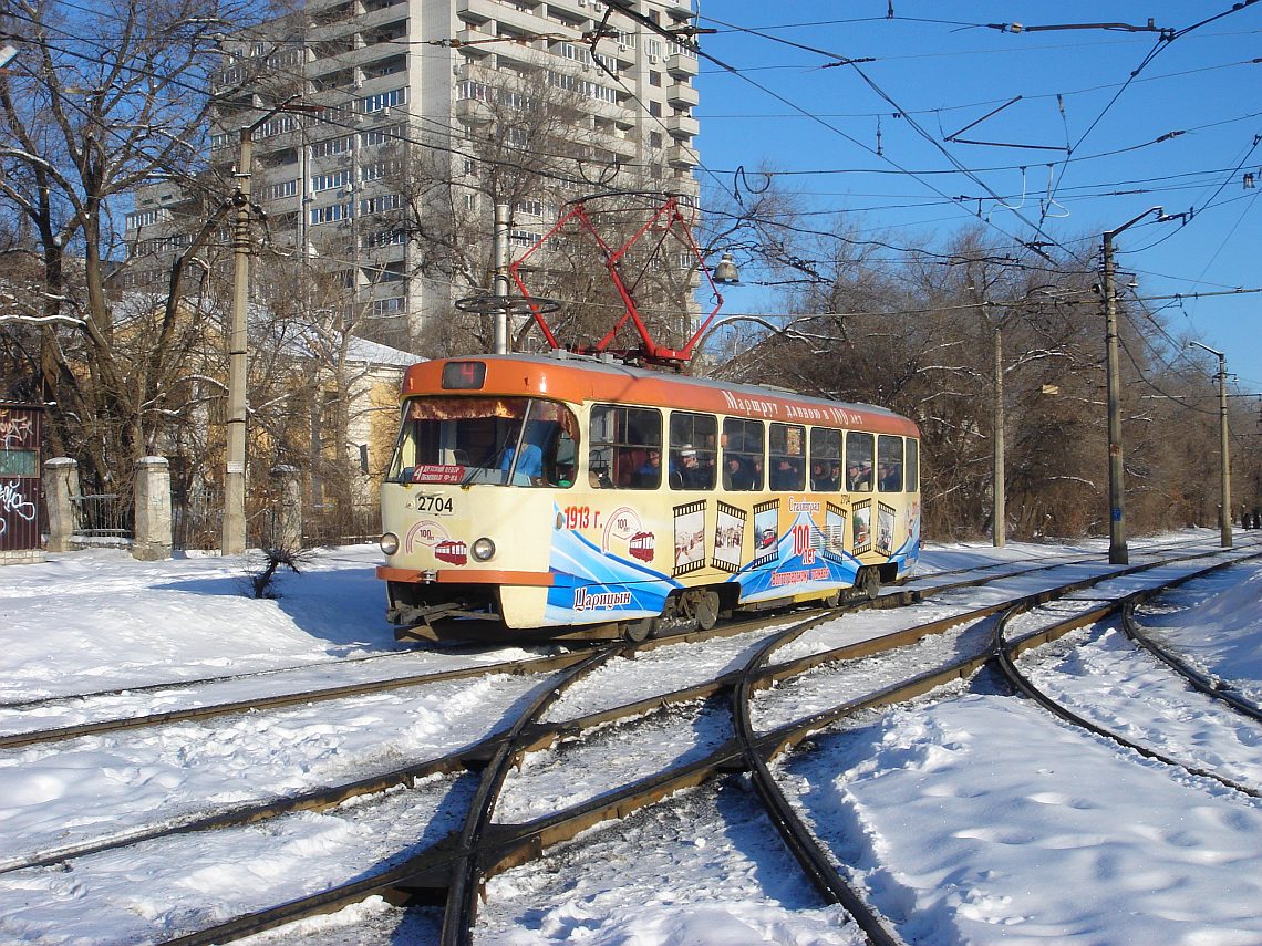 Volgograd, Tatra T3SU # 2704