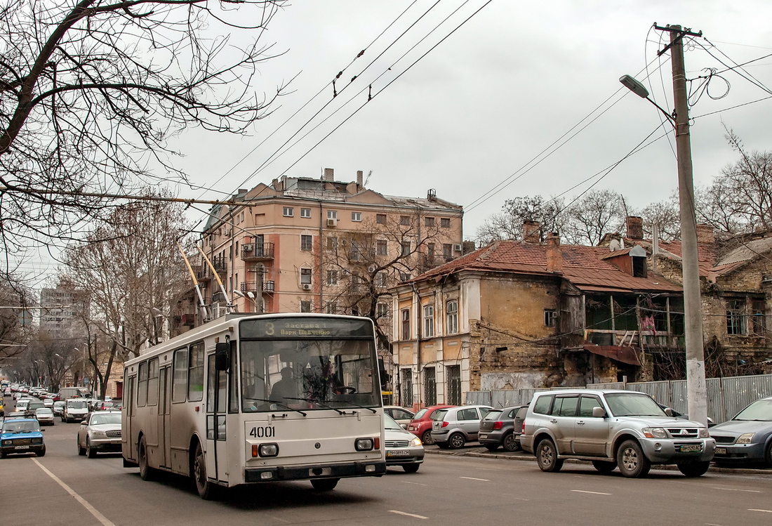 Одесса, Škoda 14Tr17/6M № 4001