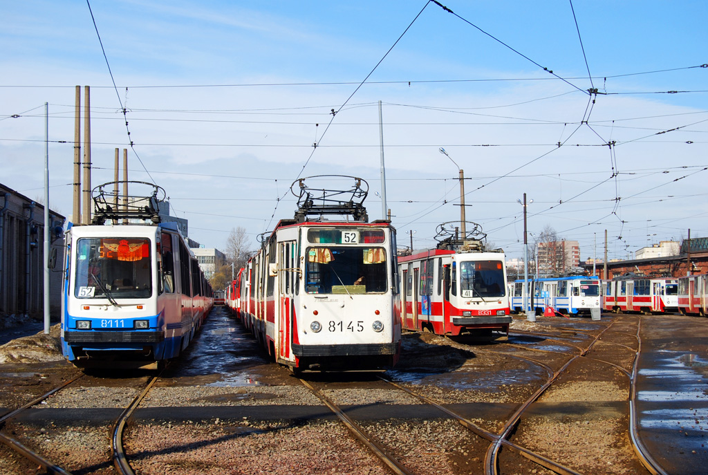 Санкт-Петербург, 71-147К (ЛВС-97К) № 8111; Санкт-Петербург, ЛВС-86К № 8145