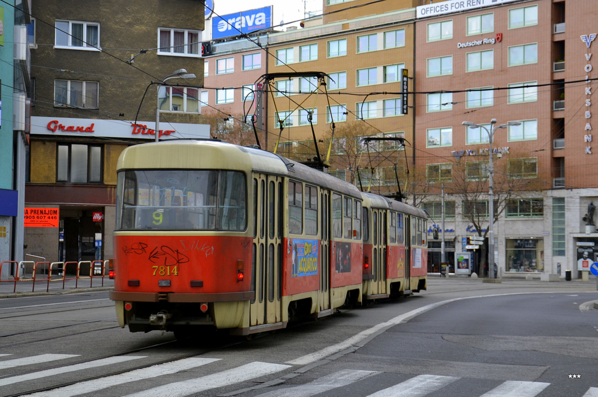 Bratislava, Tatra T3SUCS N°. 7814