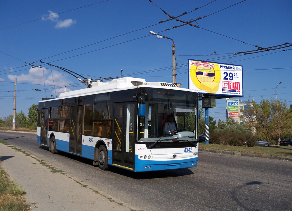 Крымский троллейбус, Богдан Т70110 № 4342