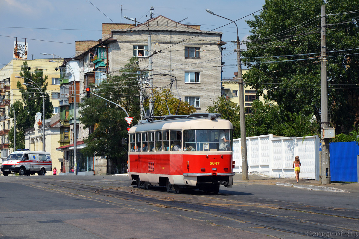 Киев, Tatra T3 № 5647