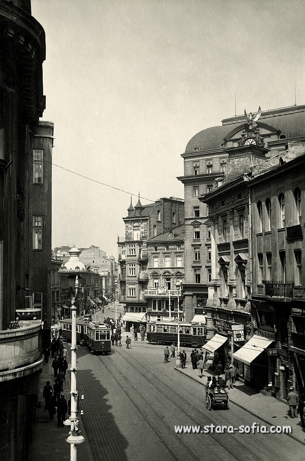 София, Двухосный моторный MAN/AEG № 72; София — Исторически снимки — Трамвайни мотриси (1901–1942)