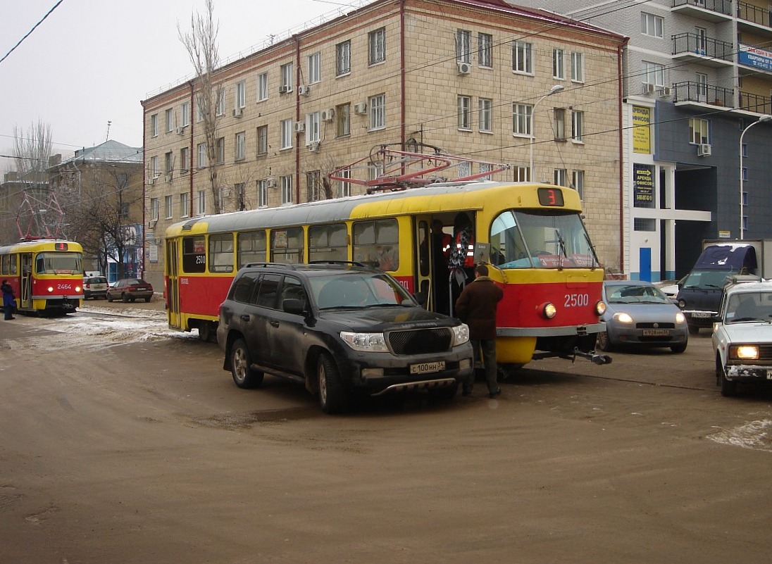 Волгоград, Tatra T3SU (двухдверная) № 2500