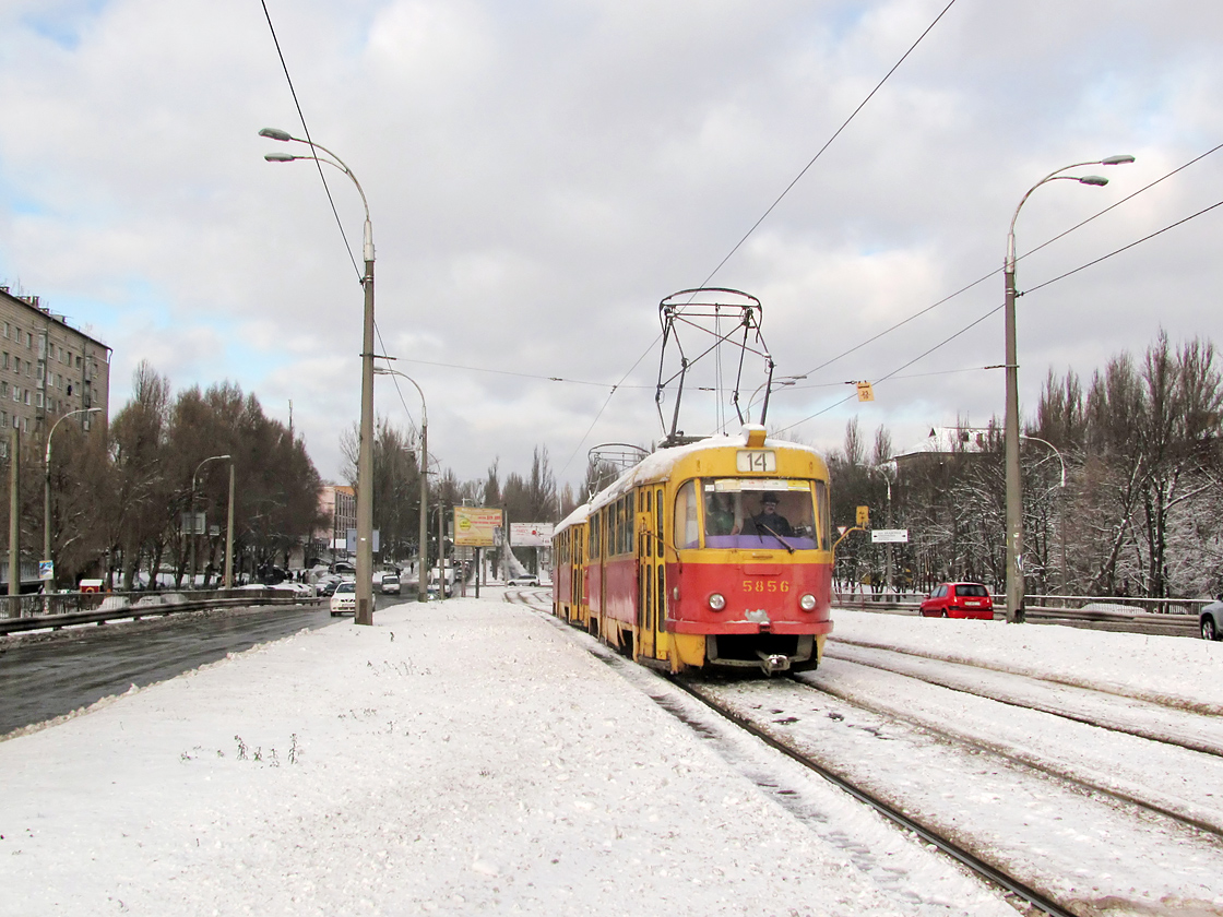 Киев, Tatra T3SU № 5856