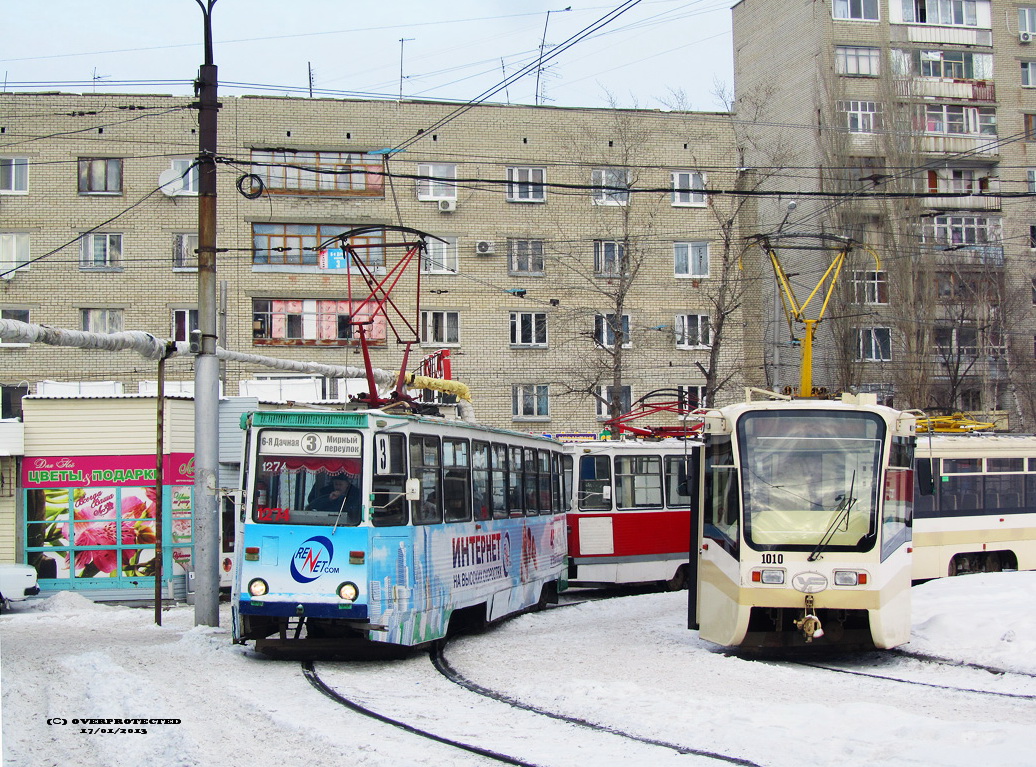 Саратов, 71-605 (КТМ-5М3) № 1274; Саратов, 71-619КТ № 1010