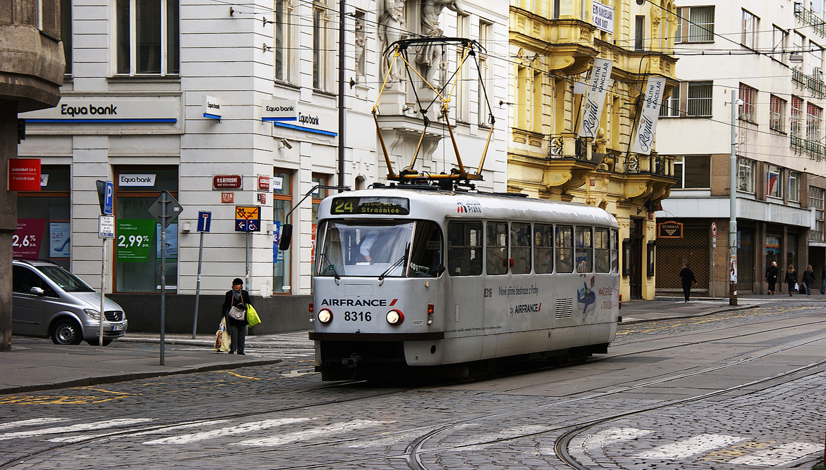 Прага, Tatra T3R.P № 8316