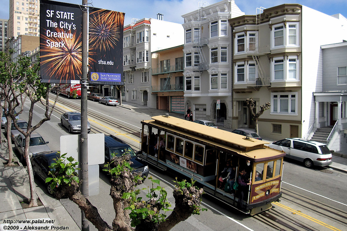 Сан-Франциско, область залива, Muni cable car № 60