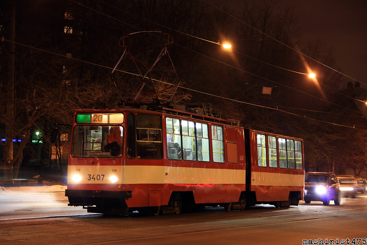 Санкт-Петербург, ЛВС-86К № 3407 Санкт-Петербург, ЛВС-86К № 3407