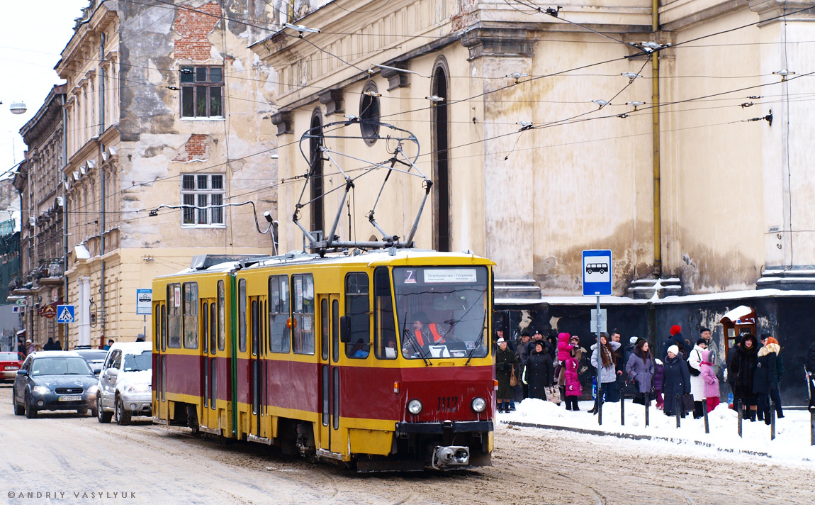 Львов, Tatra KT4SU № 1112