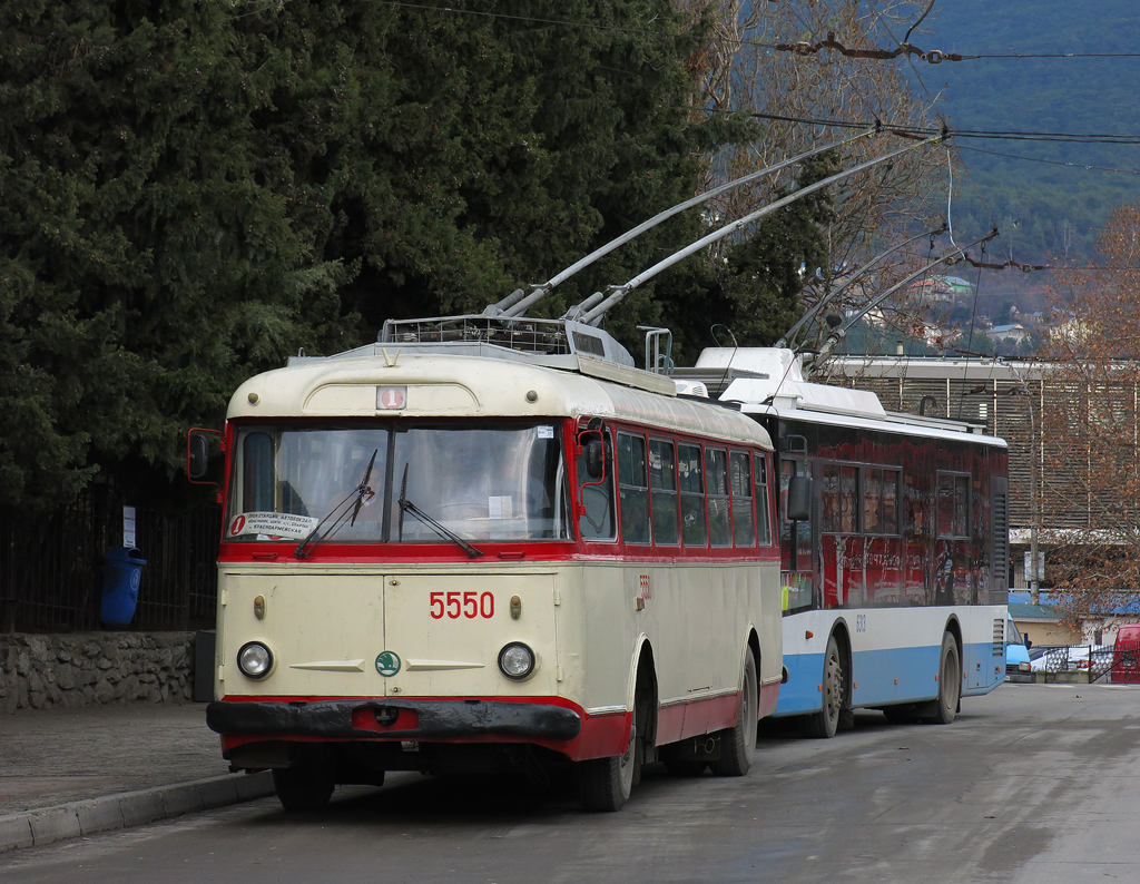 Крымский троллейбус, Škoda 9Tr21 № 5550