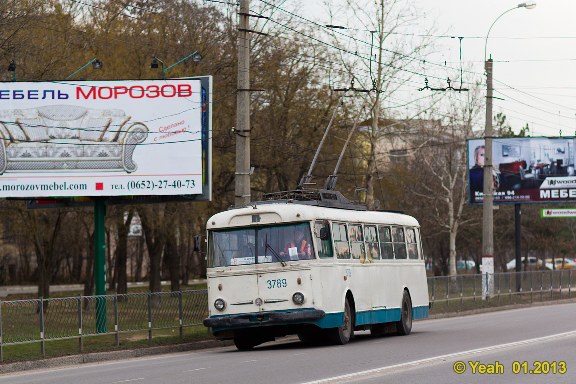 Крымский троллейбус, Škoda 9TrH29 № 3789