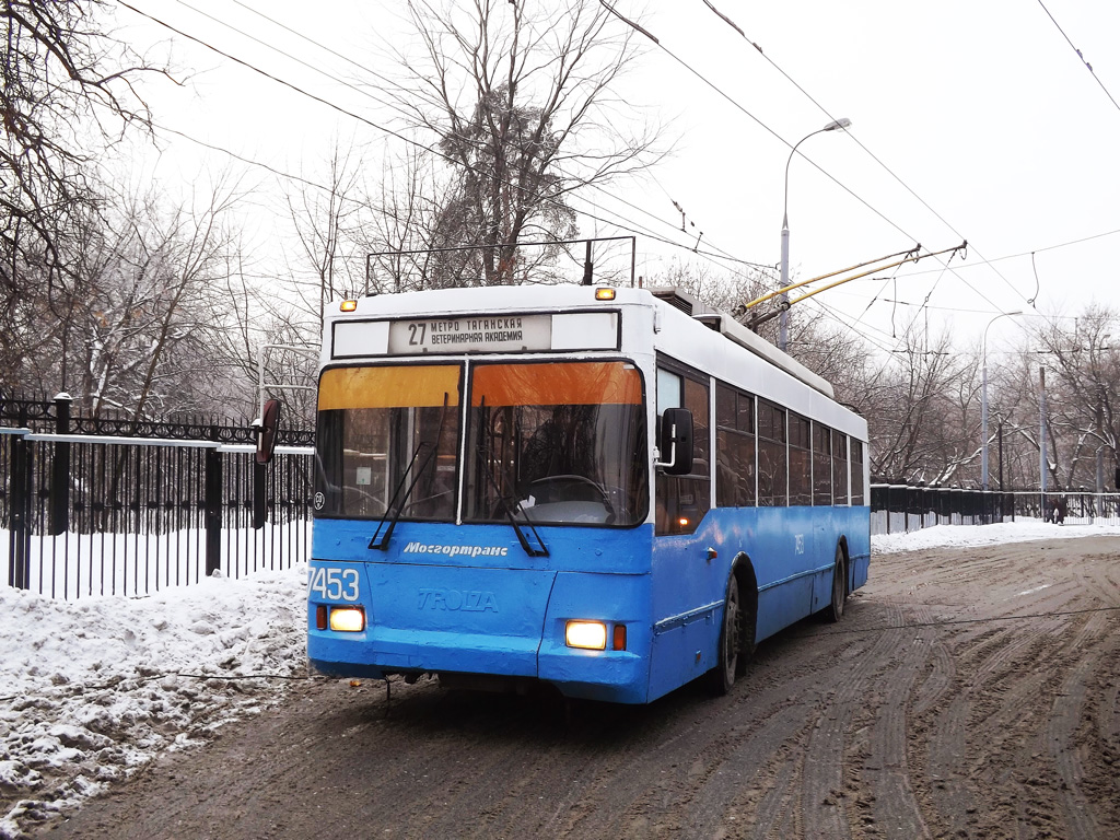 Москва, Тролза-5275.05 «Оптима» № 7453