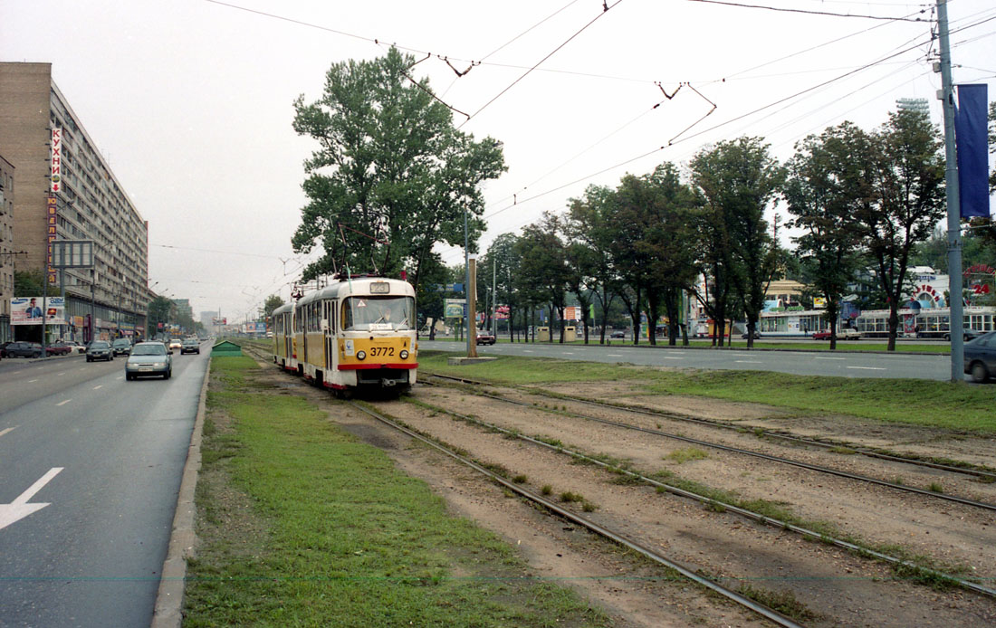 Москва, Tatra T3SU № 3772