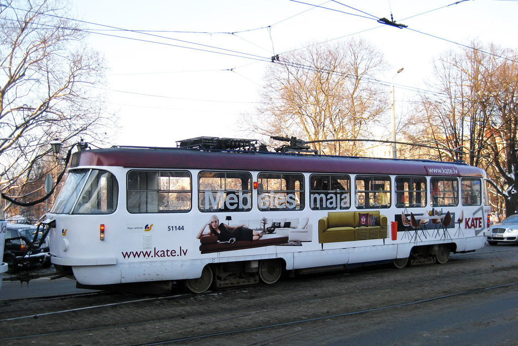 Рига, Tatra T3A № 51144