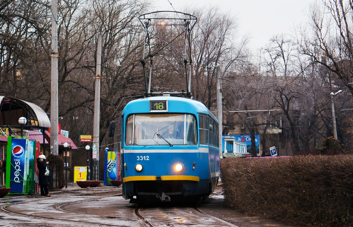 Одесса, Tatra T3R.P № 3312