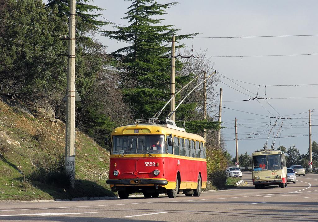 Крымский троллейбус, Škoda 9Tr21 № 5558