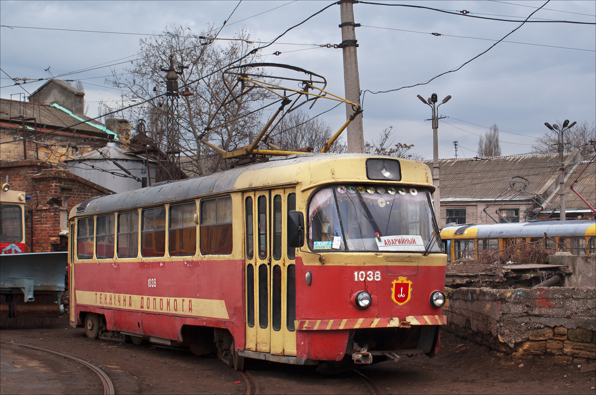 Одесса, Tatra T3SU (двухдверная) № 1038
