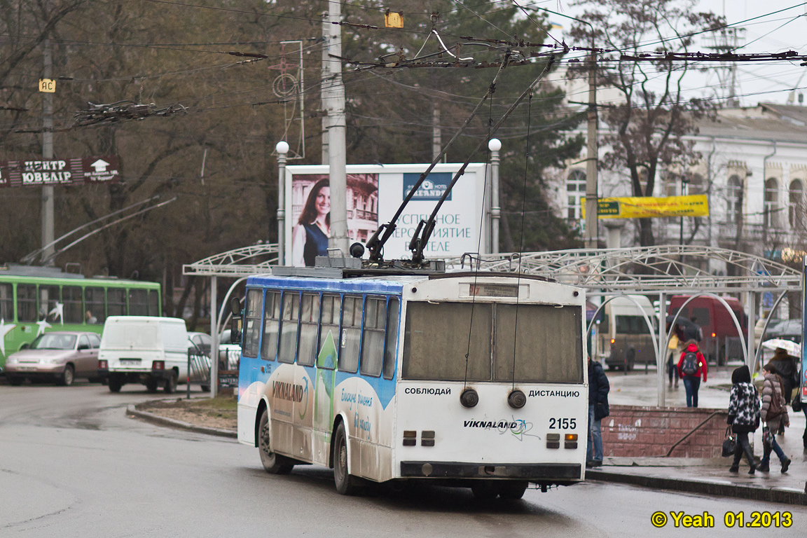 Крымский троллейбус, Škoda 14Tr11/6 № 2155