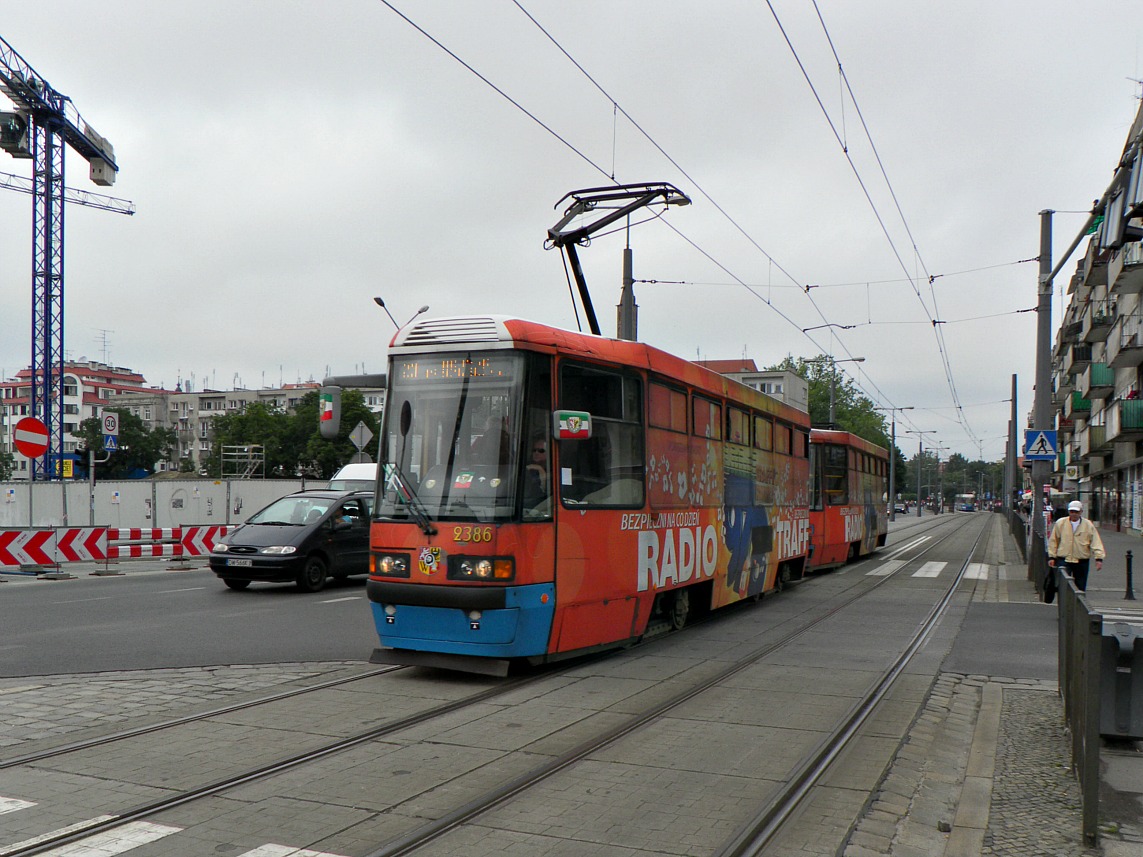 Вроцлав, Konstal 105NWr № 2386