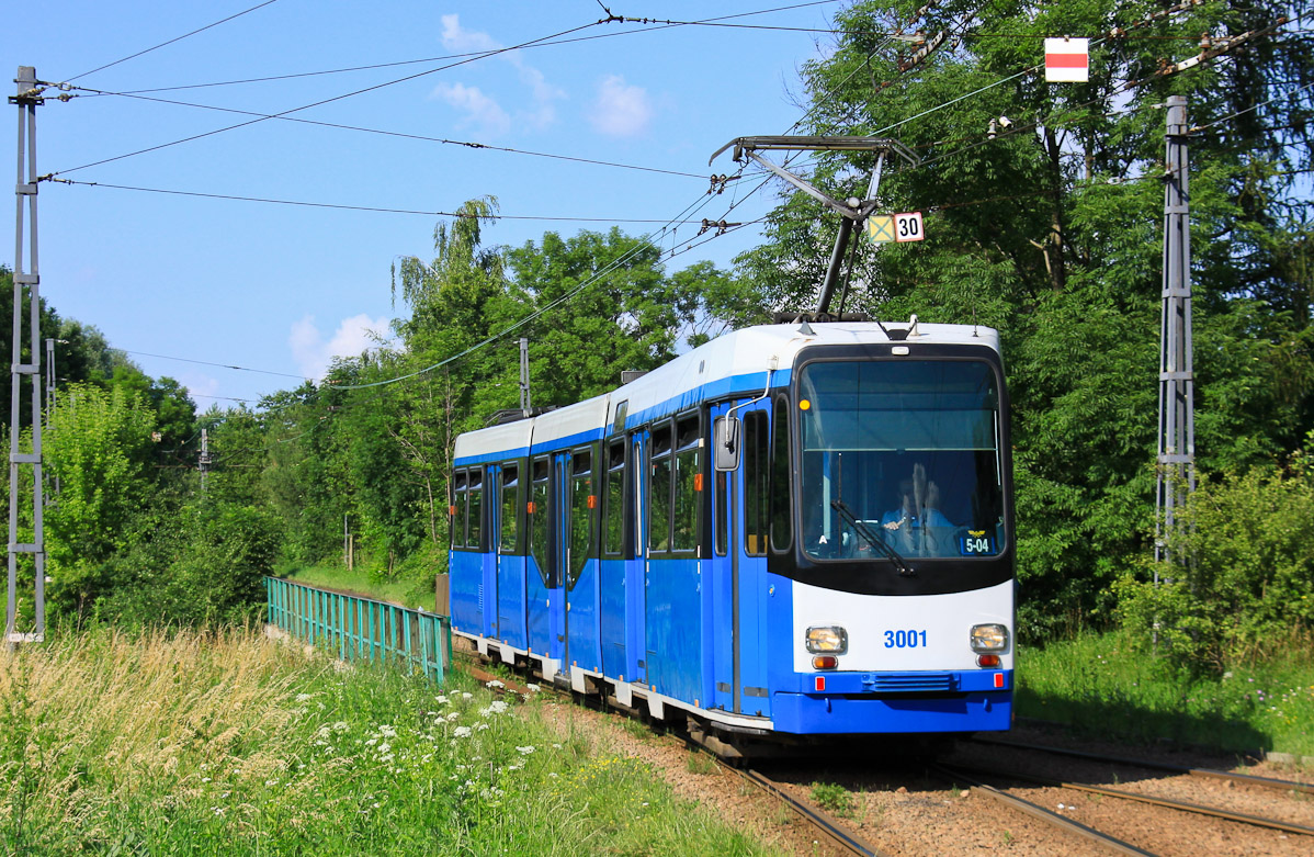 Krakkó, MAN/Duewag N8S-NF — 3001 Krakkó, MAN/Duewag N8S-NF — 3001