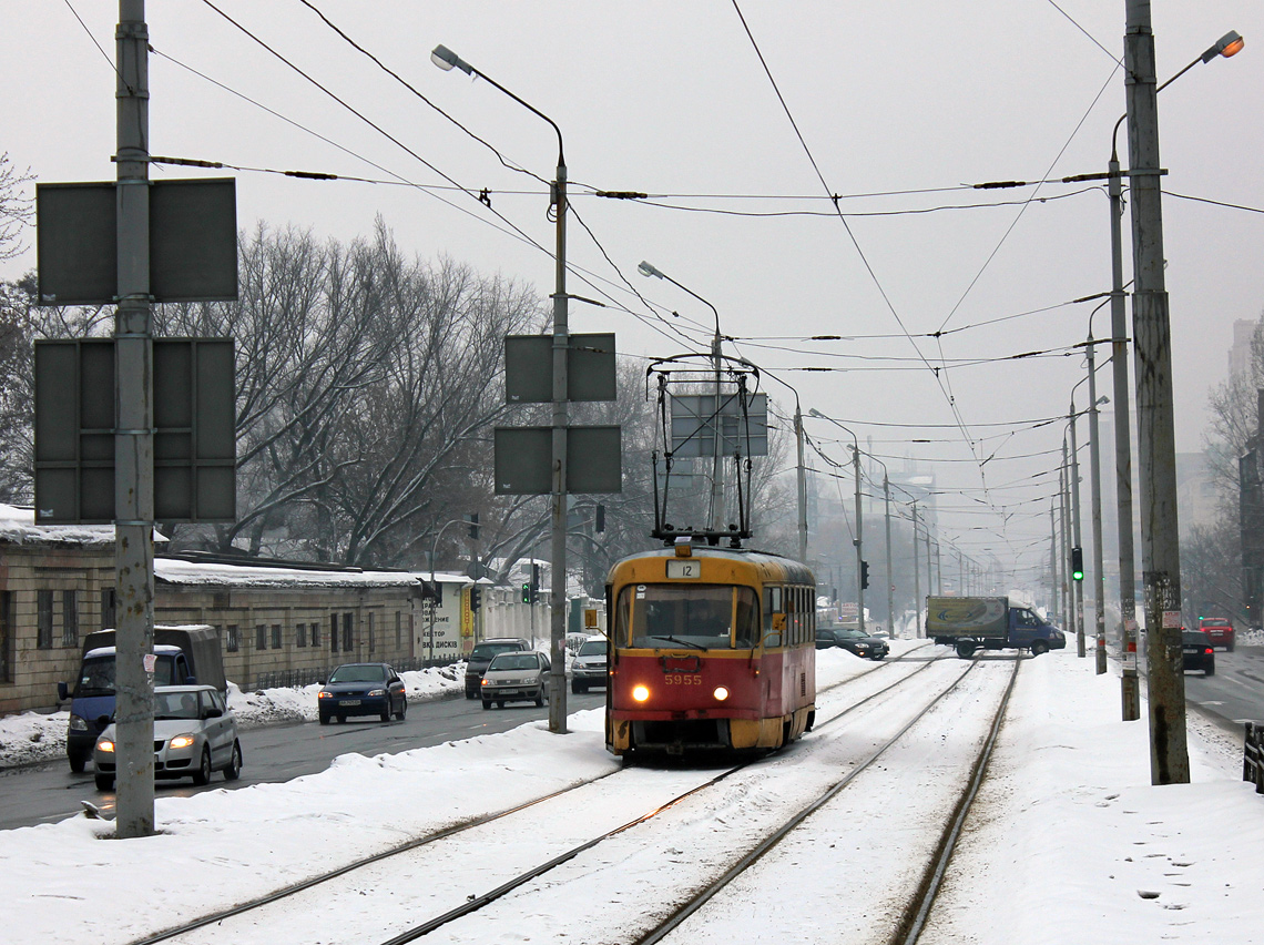 Київ, Tatra T3SU № 5955