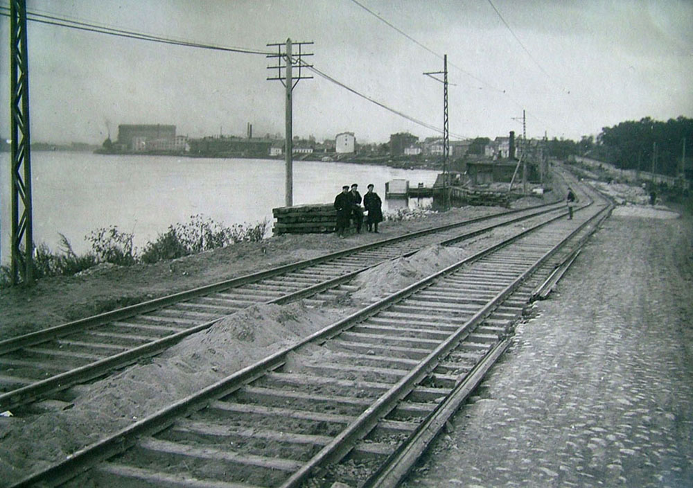 Санкт-Петербург — Исторические фотографии трамвайной инфраструктуры