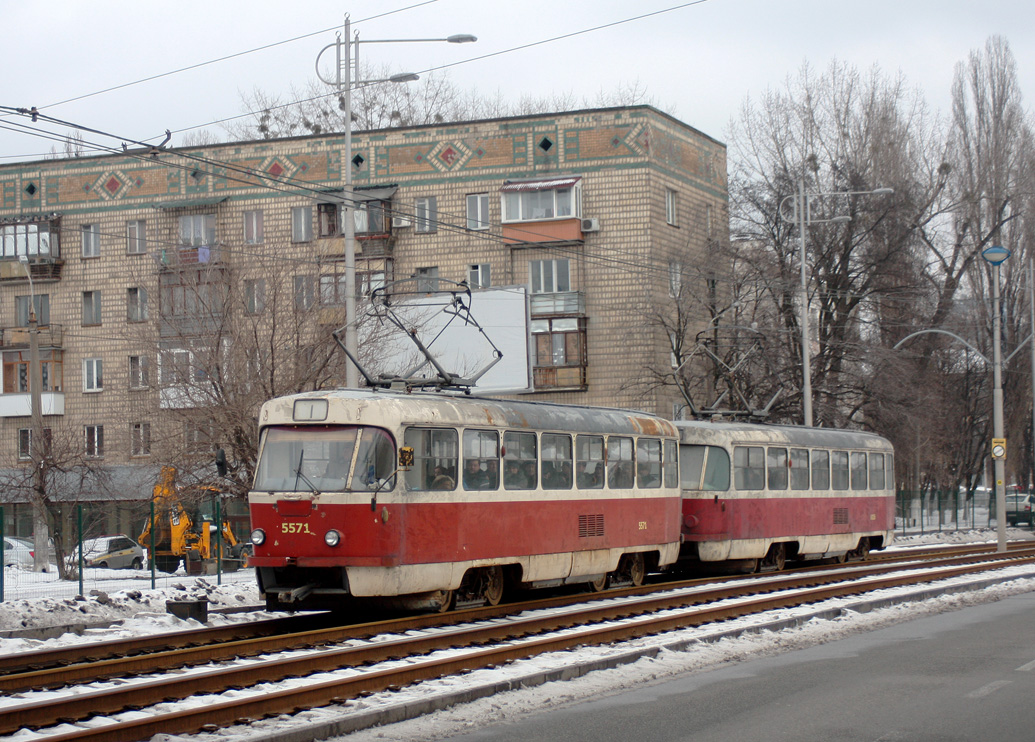 Киев, Tatra T3SU № 5571